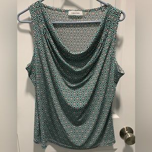 Calvin Klein cowl neck tank